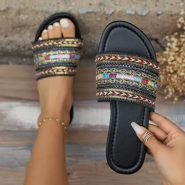Women's Vintage Flat Sandals 08332633C