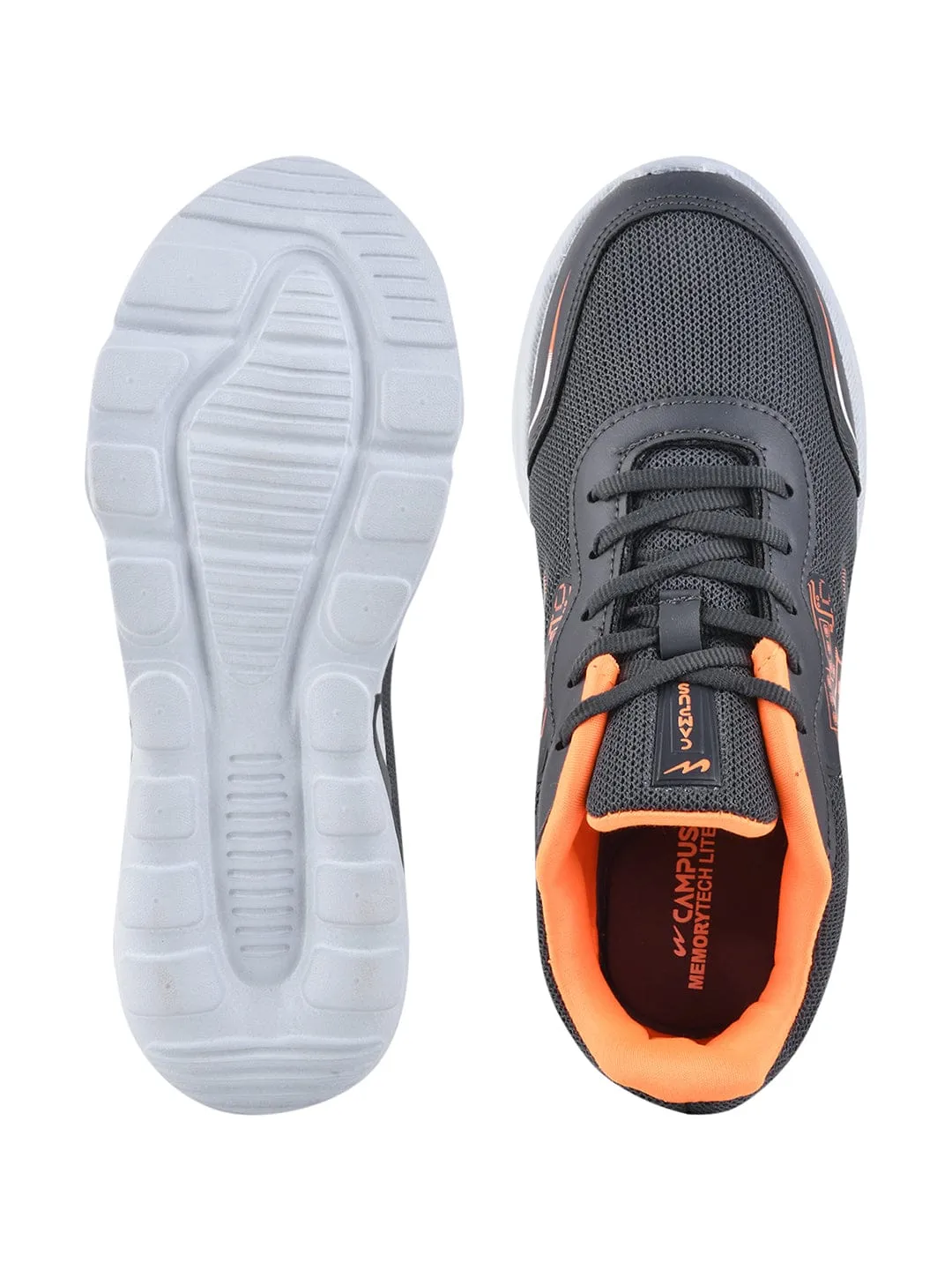 X-BEAM JR Grey Child Running Shoes