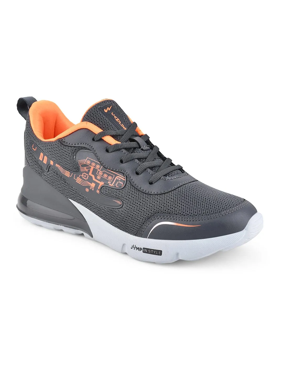 X-BEAM JR Grey Child Running Shoes