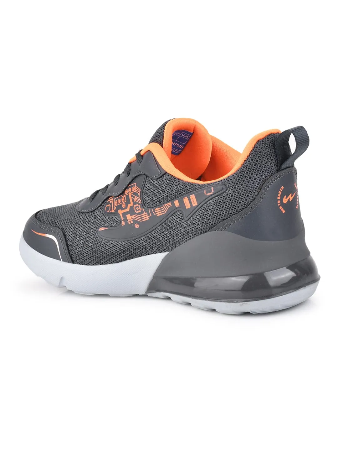 X-BEAM JR Grey Child Running Shoes